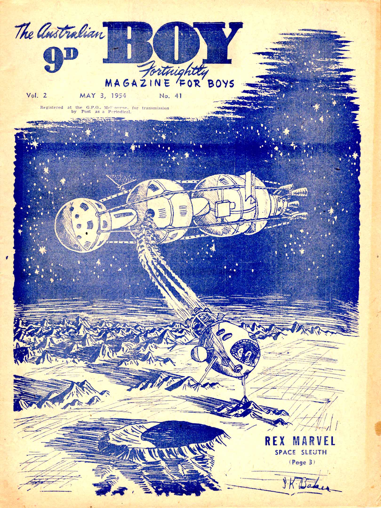 The Australian Boy Fortnightly (Standard Newspapers, 1953 series) v2#41 (3 May 1954)
