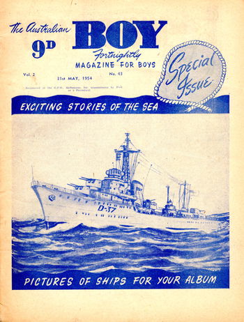 The Australian Boy Fortnightly (Standard Newspapers, 1953 series) v2#43 (31 May 1954)