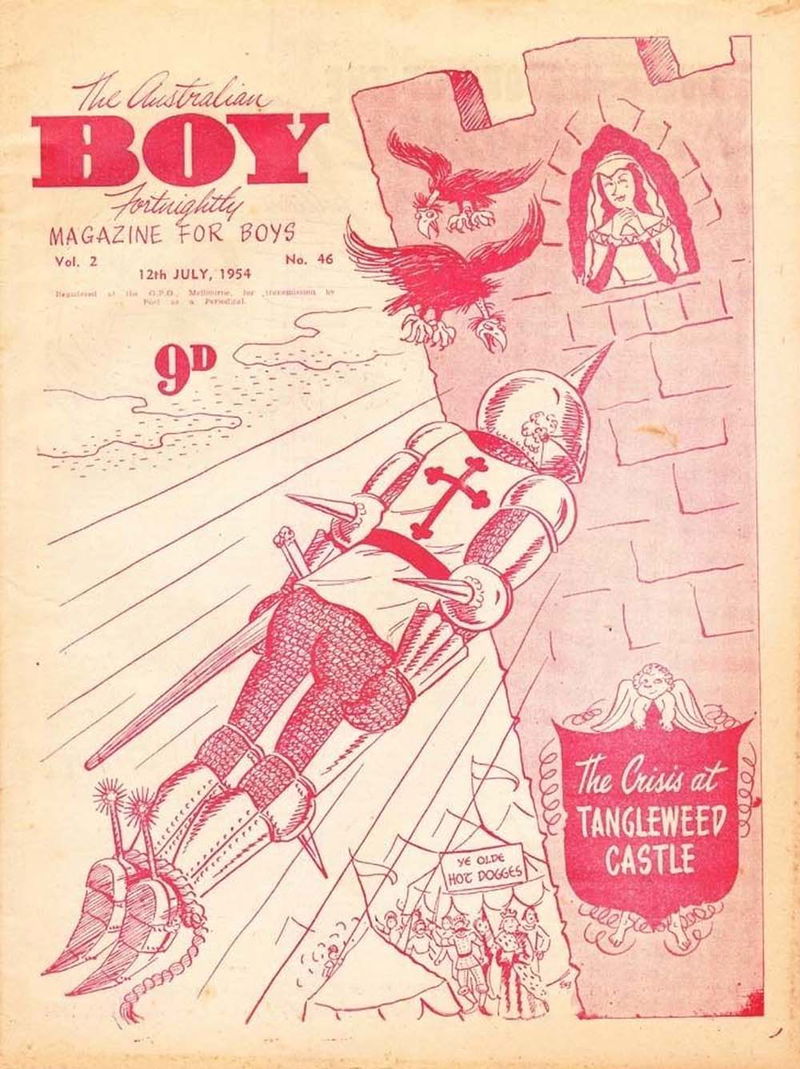 The Australian Boy Fortnightly (Standard Newspapers, 1953 series) v2#46 (12 July 1954)