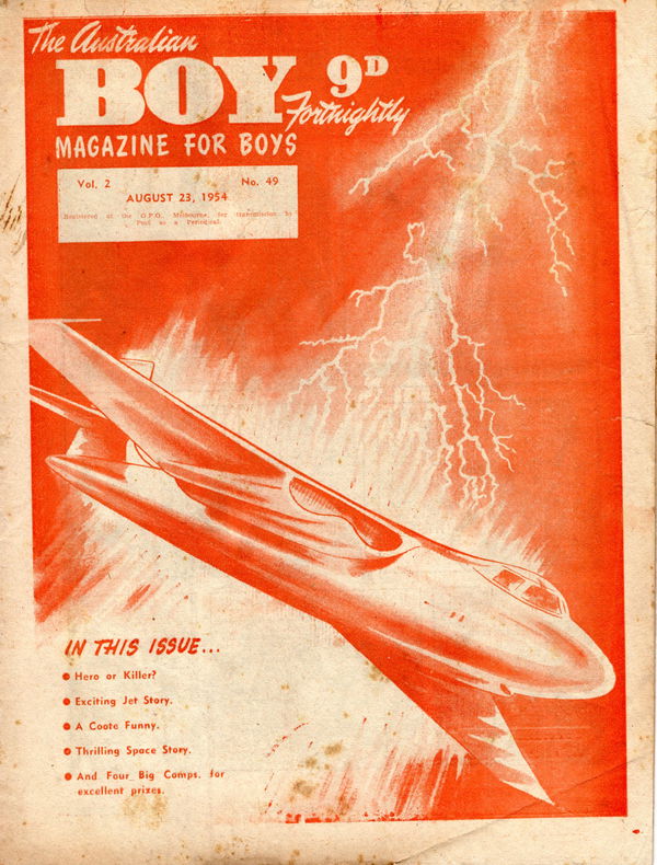 The Australian Boy Fortnightly (Standard Newspapers, 1953 series) v2#49 (23 August 1954)