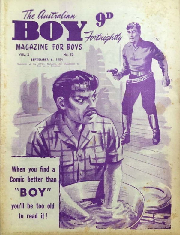 The Australian Boy Fortnightly (Standard Newspapers, 1953 series) v2#50 (6 September 1954)