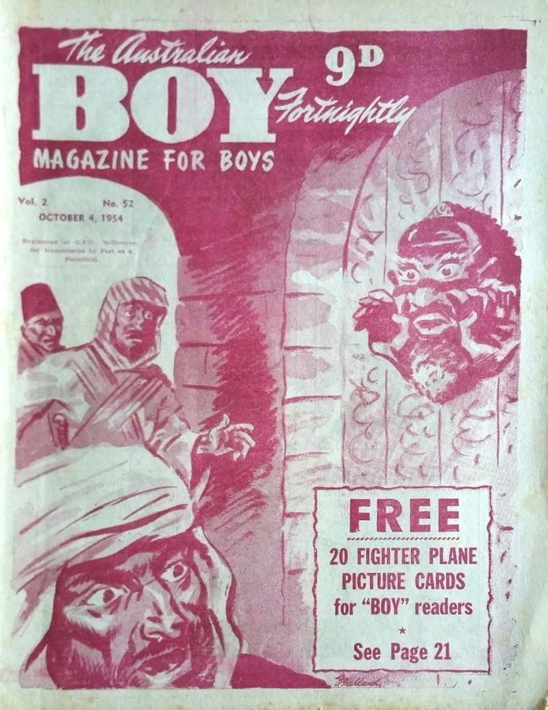 The Australian Boy Fortnightly (Standard Newspapers, 1953 series) v2#52 (4 October 1954)
