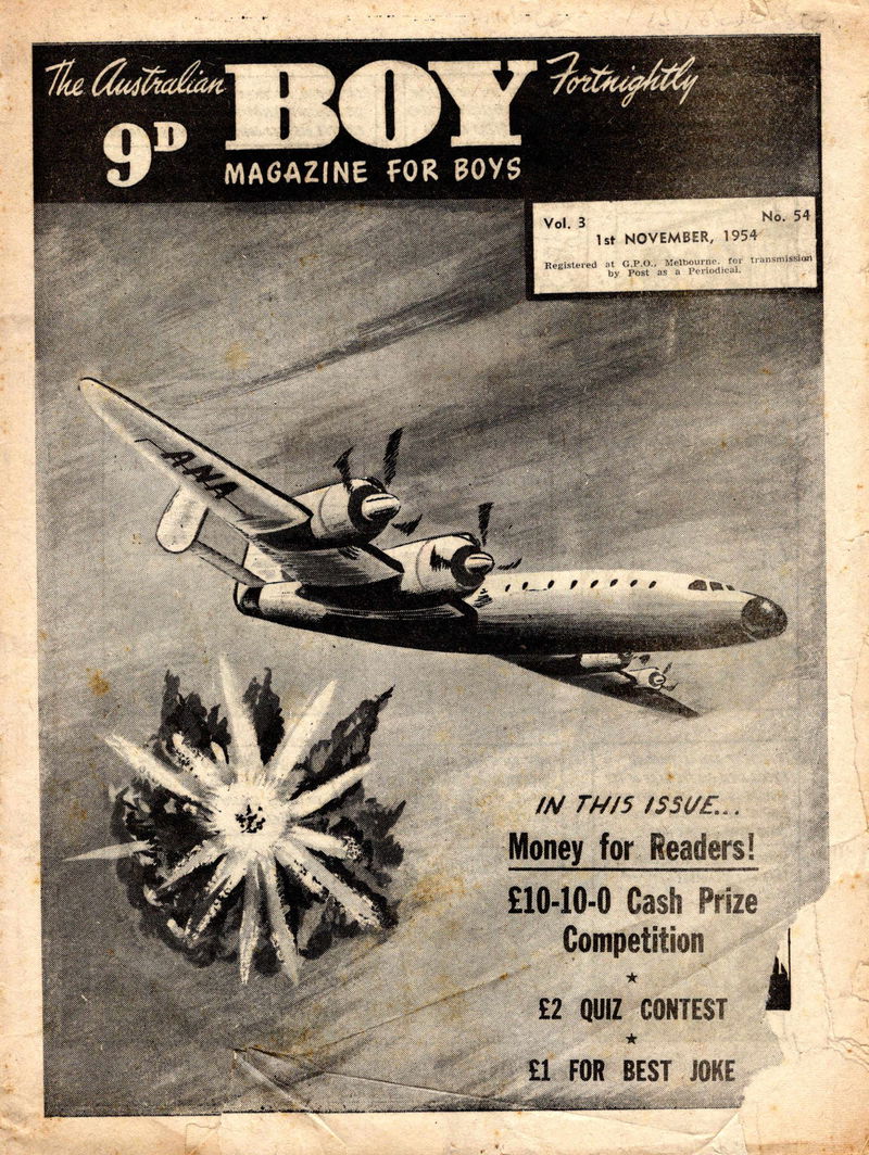 The Australian Boy Fortnightly (Standard Newspapers, 1953 series) v3#54 (1 November 1954)