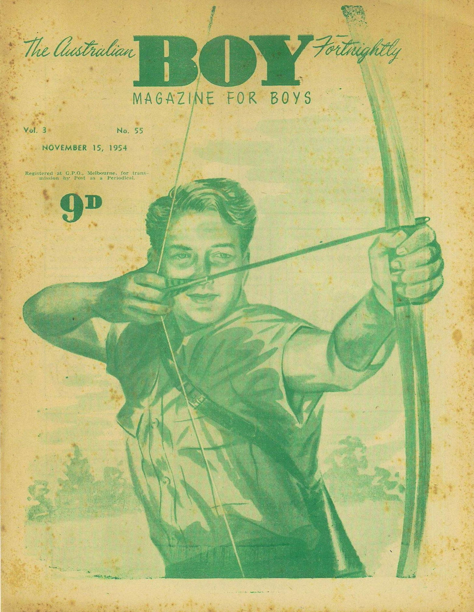 The Australian Boy Fortnightly (Standard Newspapers, 1953 series) v3#55 (15 November 1954)