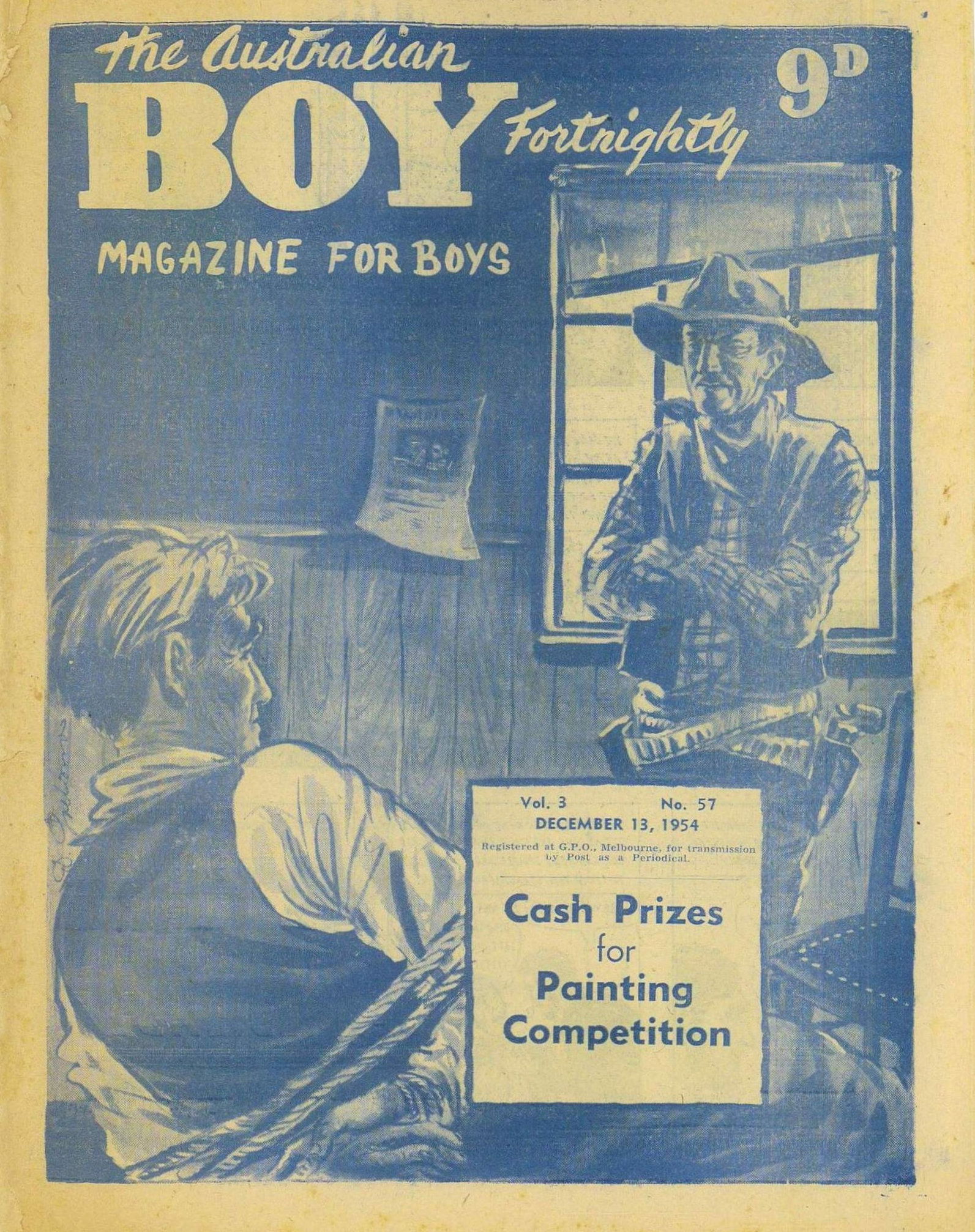The Australian Boy Fortnightly (Standard Newspapers, 1953 series) v3#57 (13 December 1954)