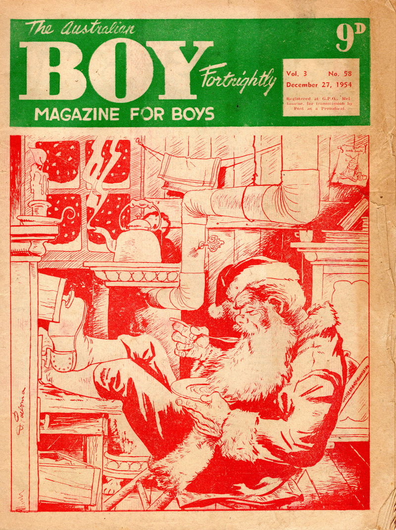 The Australian Boy Fortnightly (Standard Newspapers, 1953 series) v3#58 (27 December 1954)