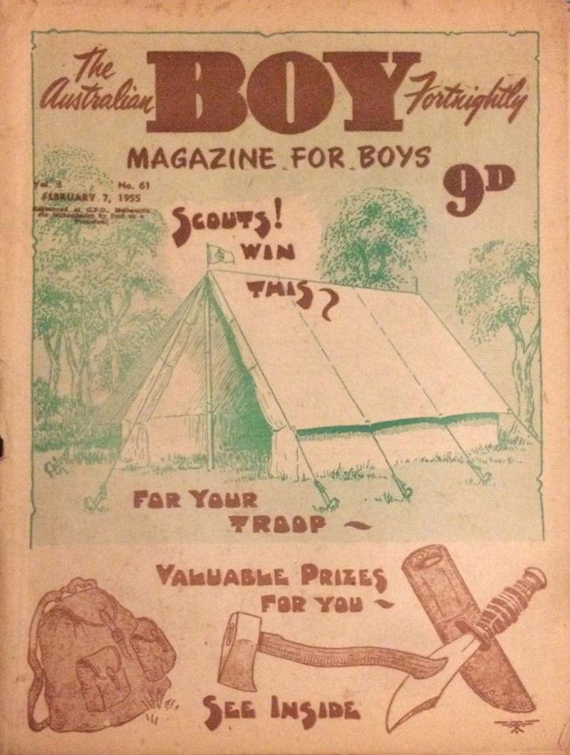 The Australian Boy Fortnightly (Standard Newspapers, 1953 series) v3#61 (7 February 1955)