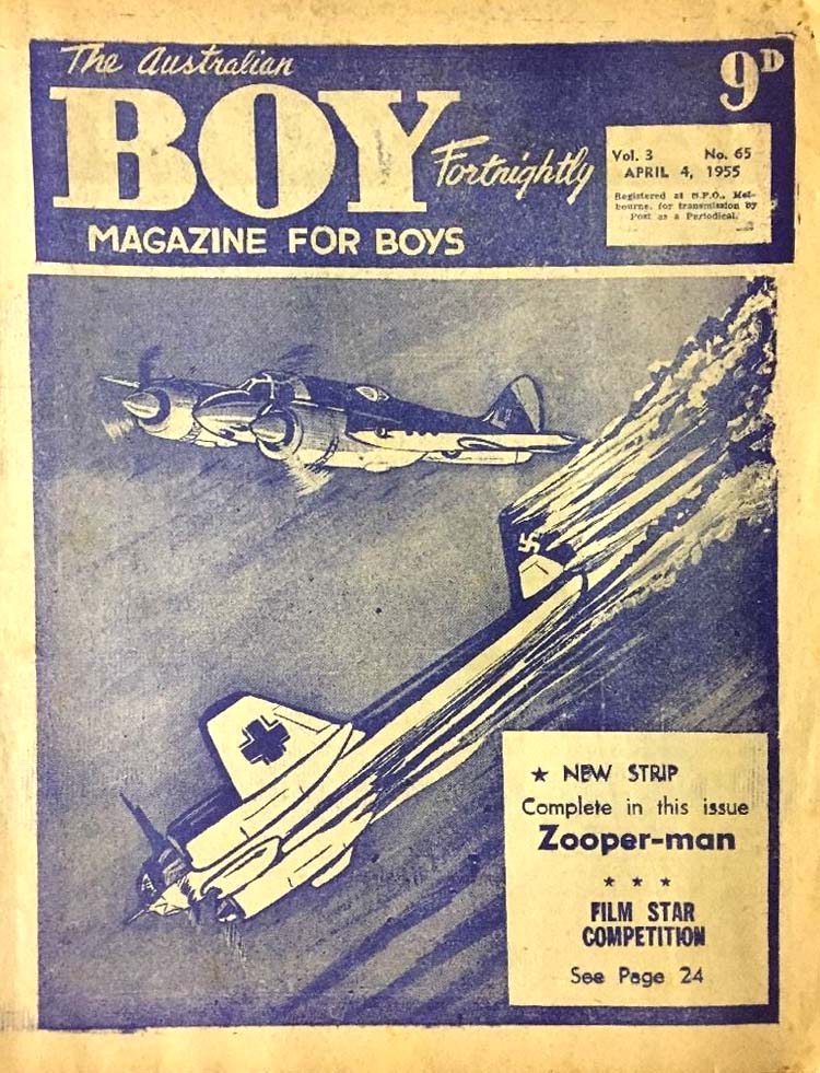 The Australian Boy Fortnightly (Standard Newspapers, 1953 series) v3#65 (4 April 1955)
