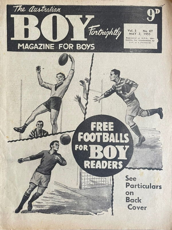 The Australian Boy Fortnightly (Standard Newspapers, 1953 series) v3#67 (2 May 1955)