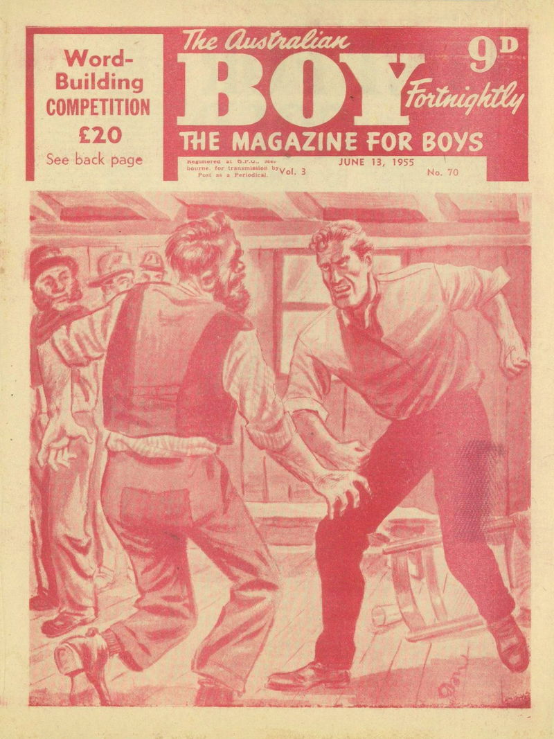 The Australian Boy Fortnightly (Standard Newspapers, 1953 series) v3#70 (13 June 1955)