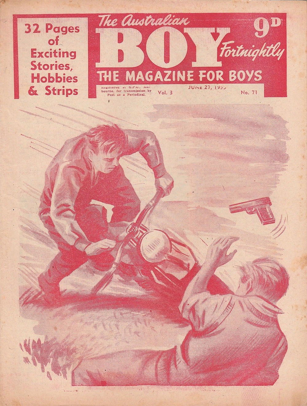 The Australian Boy Fortnightly (Standard Newspapers, 1953 series) v3#71 (27 June 1955)