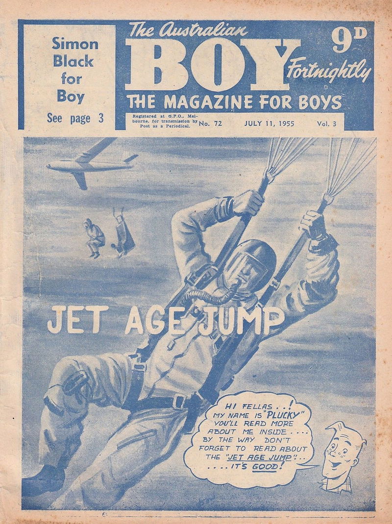 The Australian Boy Fortnightly (Standard Newspapers, 1953 series) v3#72 (11 July 1955)
