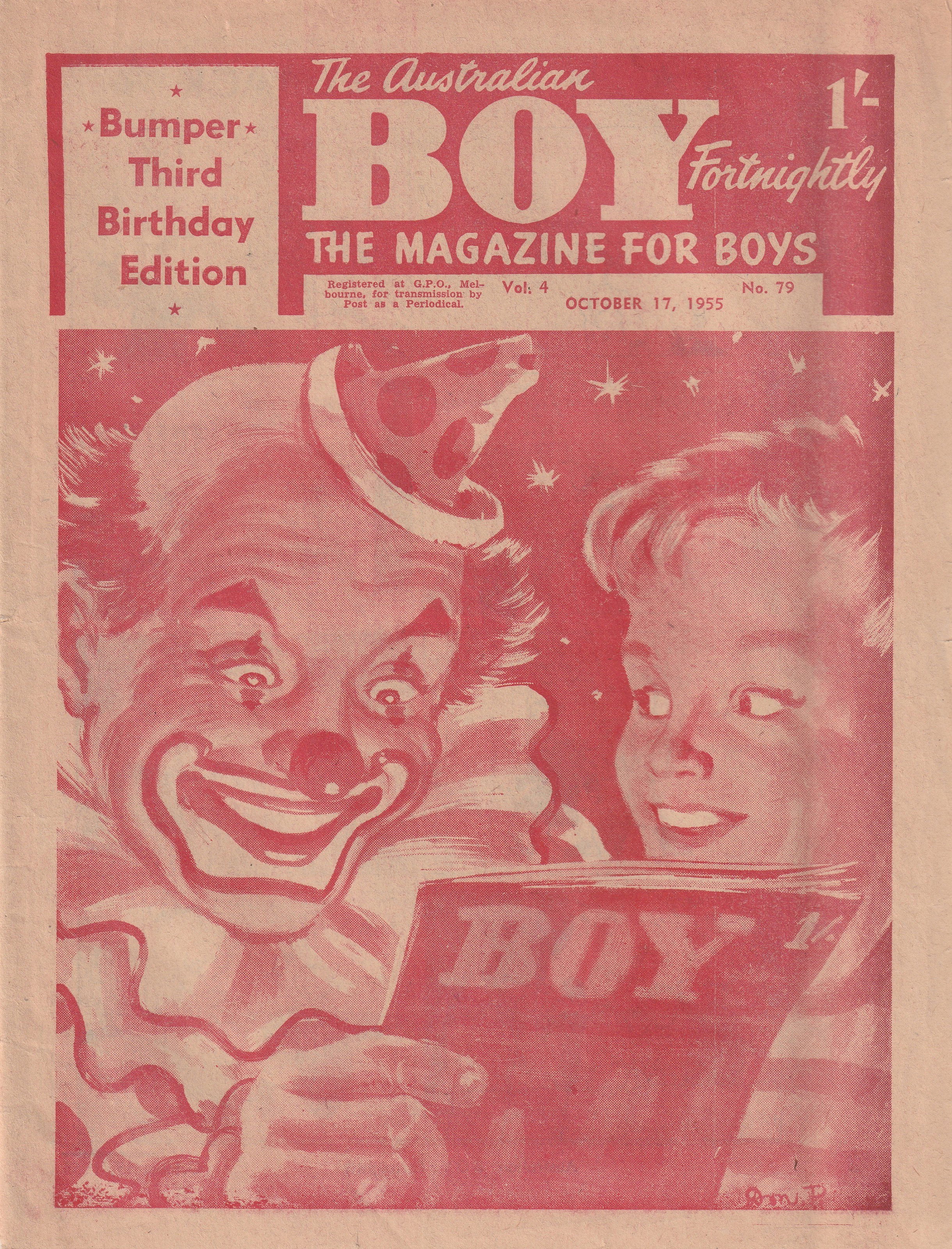 The Australian Boy Fortnightly (Standard Newspapers, 1953 series) v4#79 (17 October 1955)