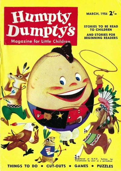 Humpty Dumpty's Magazine for Little Children (KG Murray, 1955 series)  (March 1956)