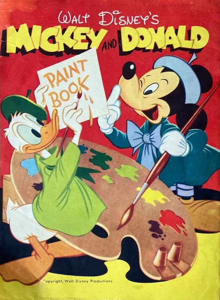 Walt Disney's Mickey and Donald Paint Book (WG Publications, 1953)  (1953)