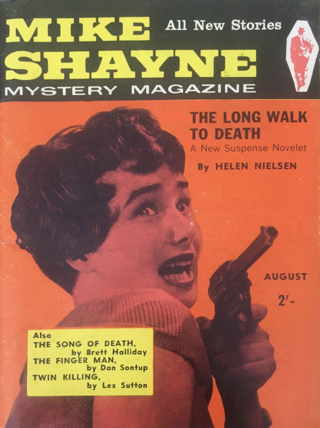Mike Shayne Mystery Magazine (Frew, 1957 series) v2#2 (August 1957)