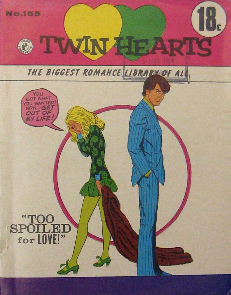 Twin Hearts (Colour Comics, 1958 series) #155 ([March 1971?])