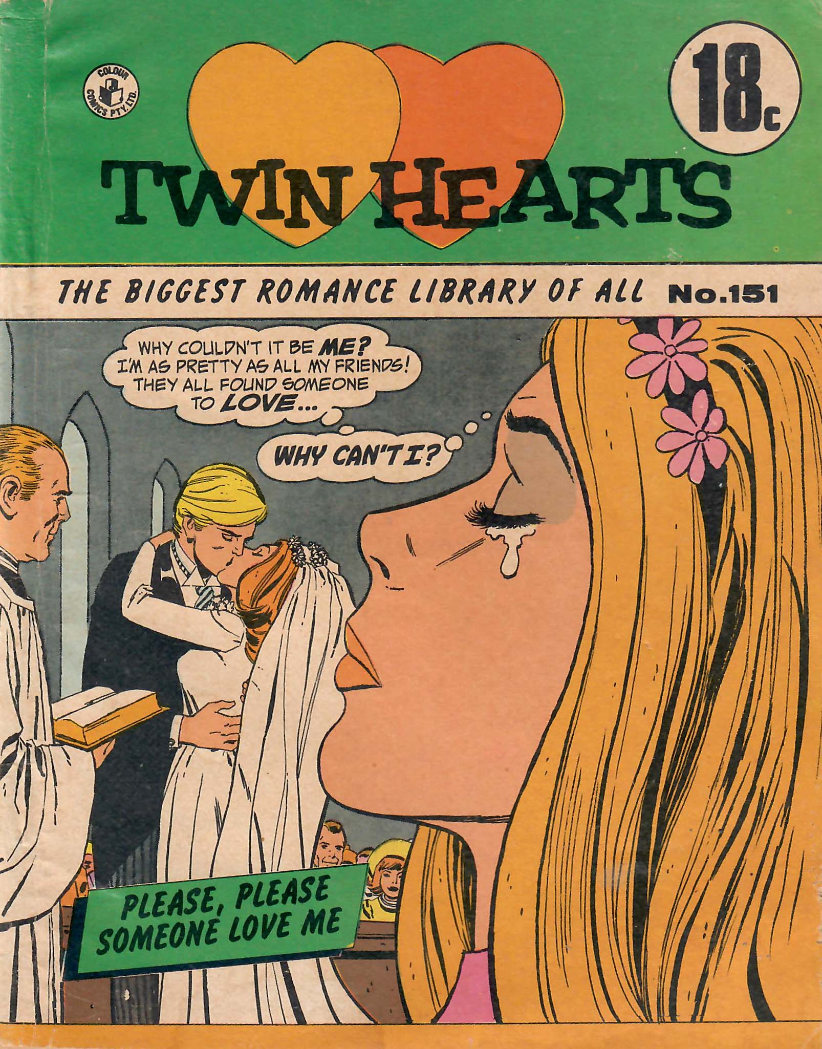 Twin Hearts (Colour Comics, 1958 series) #151 ([November 1970?])