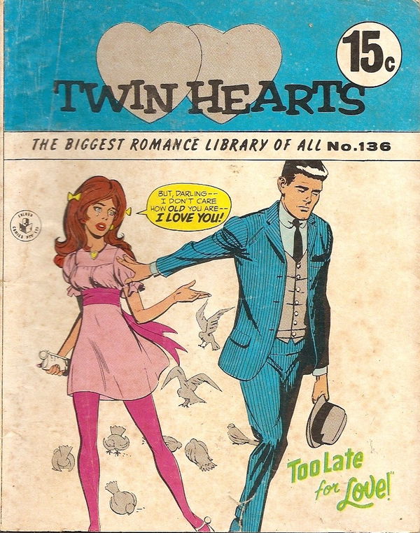 Twin Hearts (Colour Comics, 1958 series) #136 ([August 1969?])