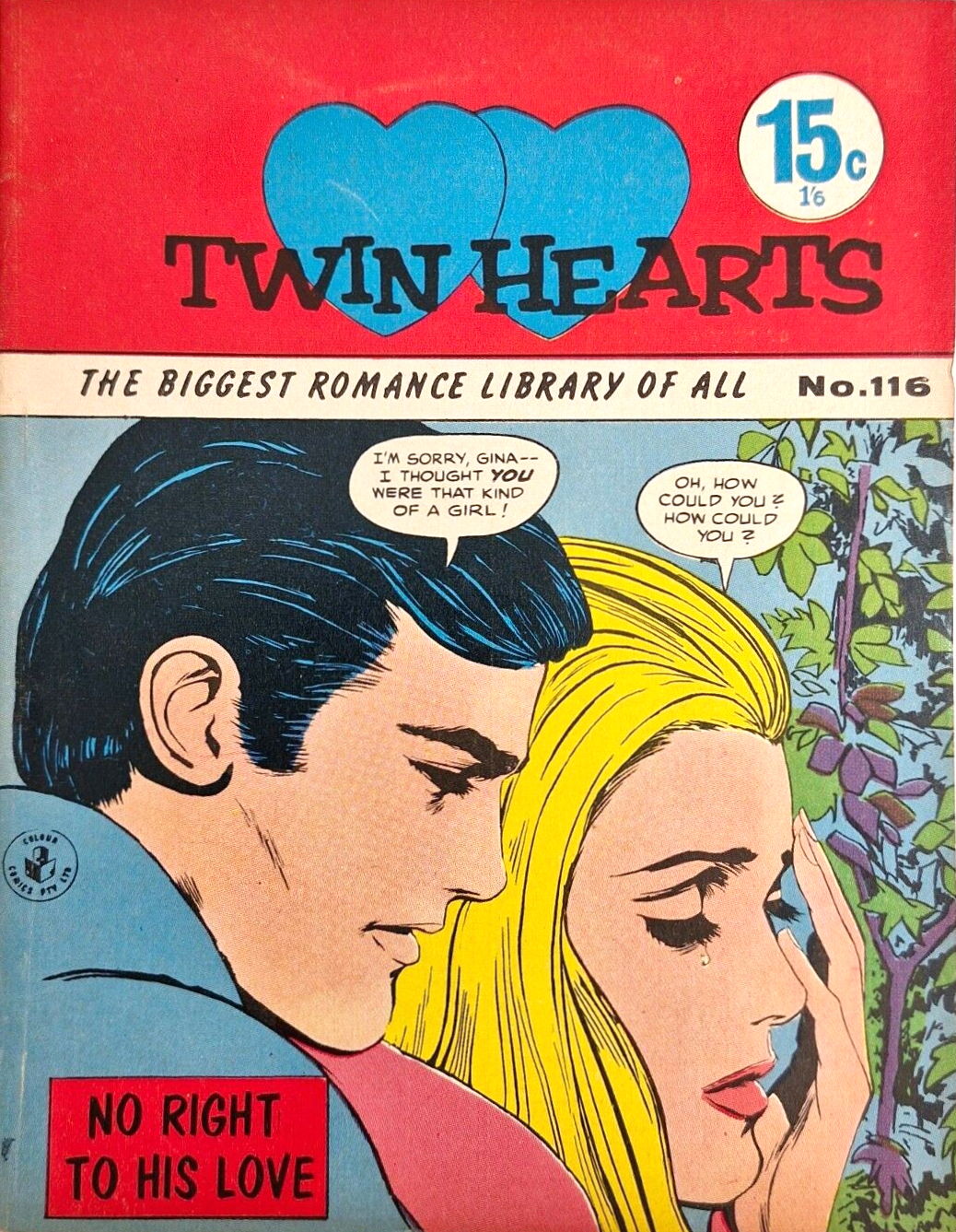 Twin Hearts (Colour Comics, 1958 series) #116 ([December 1967?])