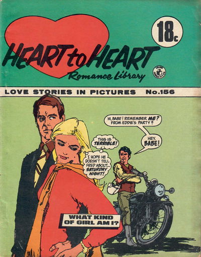 Heart to Heart Romance Library (Colour Comics, 1958 series) #156 [May 1971?]