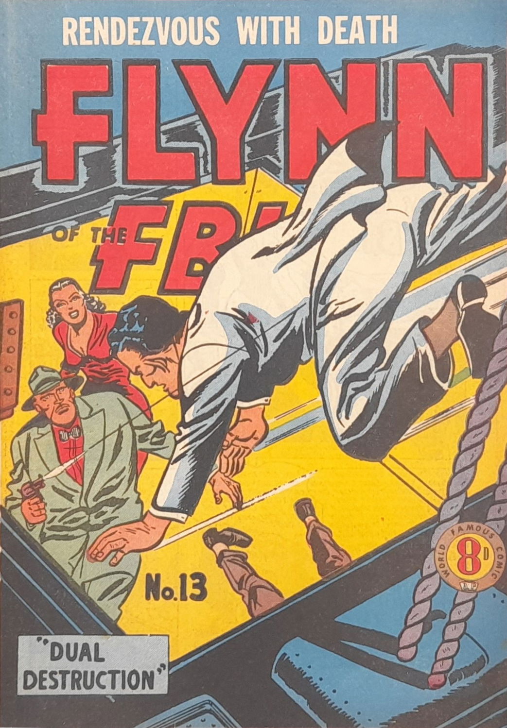 Flynn of the FBI (Atlas, 1951? series) #13 ([March 1953?])
