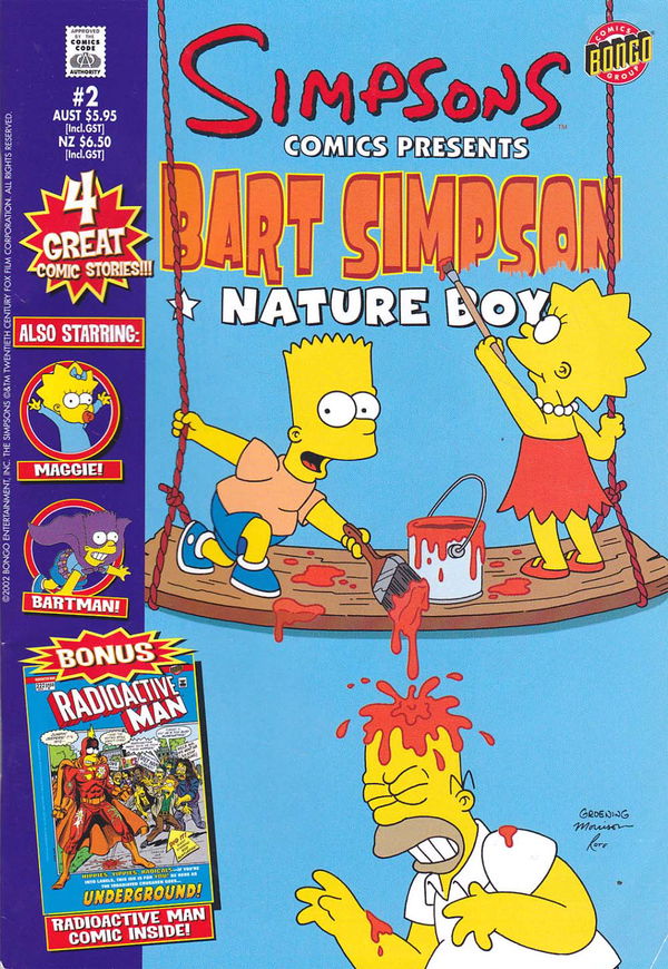 Simpsons Comics Presents Bart Simpson (Otter Press, 2000? series) #2 (2002) —Nature Boy