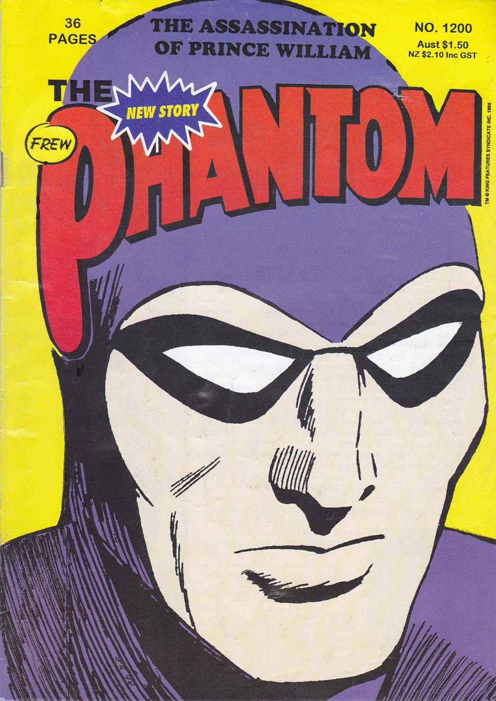 The Phantom (Frew, 1983 series) #1200 (June 1998)