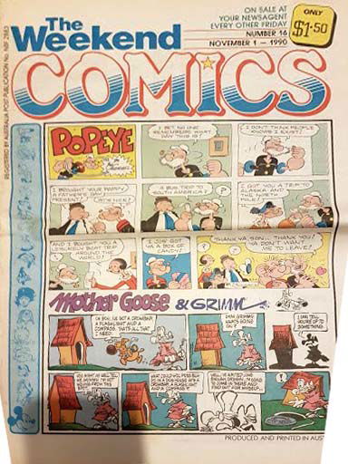The Weekend Comics (Quo, 1990 series) #16 (1 November 1990)