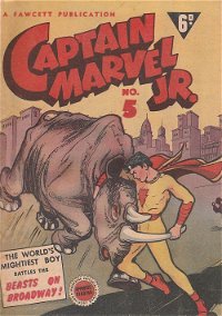 Captain Marvel Jr. (Vee, 1947 series) #5 — Beasts on Broadway!