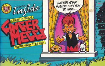A Look Inside Ginger Meggs (Budget Books, 1987 series) #1 [410080-1] (1987) (1987)