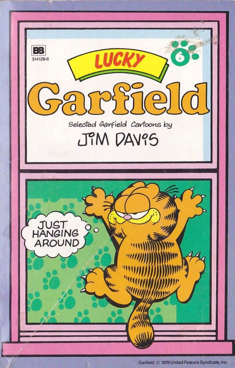 Garfield (Budget Books, 1985? series) #6 [314128-6] (June 1986) — Lucky Garfield ([June 1986?])
