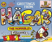 Greetings from Hägar the Horrible's Weekender (Budget Books, 1987 series)  #397080-1 (1987)