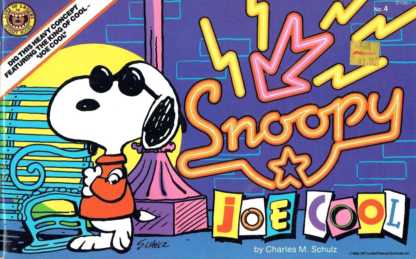 Snoopy (Budget Books, 1985 series) #4 [371080-1] (1985) — Joe Cool ([1985?])
