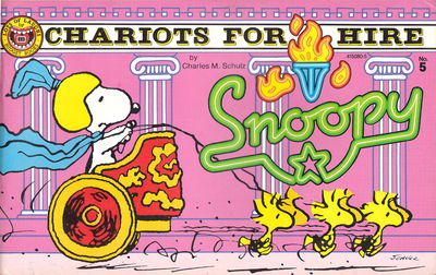 Snoopy (Budget Books, 1985 series) #5 [415080-5] (1987) — Chariots for Hire 1987