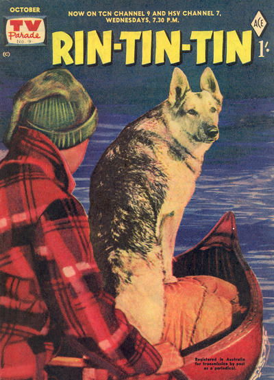 TV Parade (Junior Readers, 1957 series) #9 — Rin-Tin-Tin October 1957