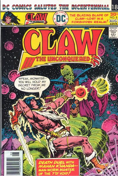 Claw the Unconquered  #8 (July-August 1976)