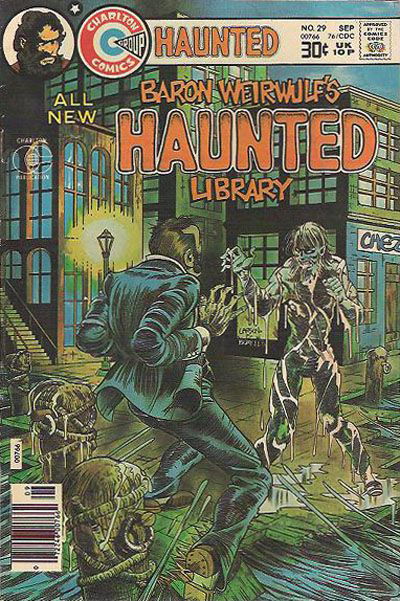 Haunted (Charlton, 1971 series) #29 — Baron Weirwulf's Haunted Library (September 1976)