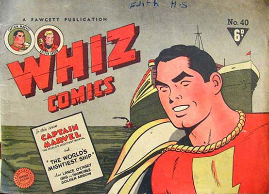 Whiz Comics (Cleland, 1949 series) #40 ([1950?])