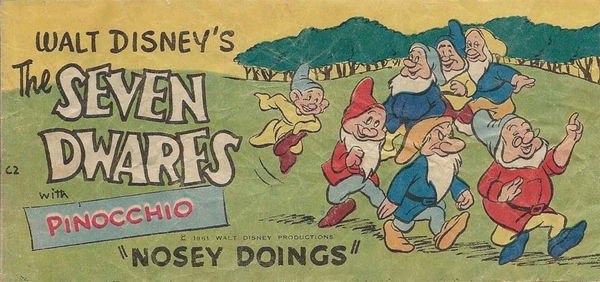 Weeties/Kornies Free! Walt Disney Comics (Unknown, 1961? series) #C2 ([195-?]) —Walt Disney's The Seven Dwarfs with Pinocchio