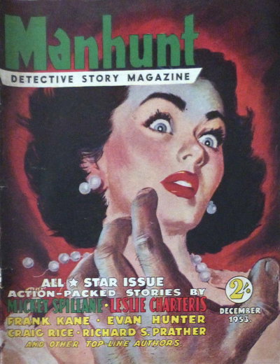 Manhunt Detective Story Magazine  v1#3 (December 1953)
