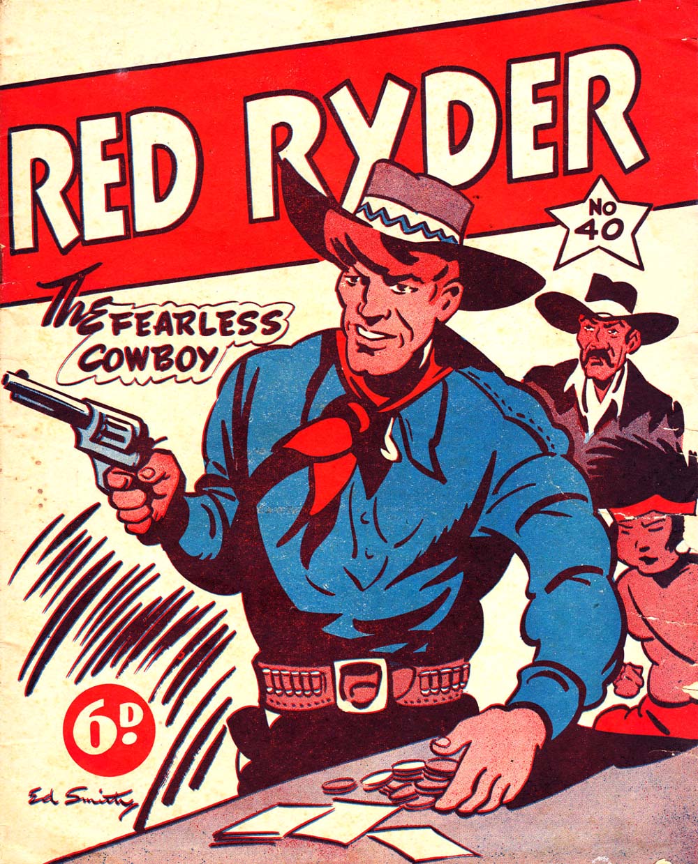 Red Ryder the Fearless Cowboy (Fitchett, 1941? series) #40 — The Adventures of Red Ryder ([August 1944?])