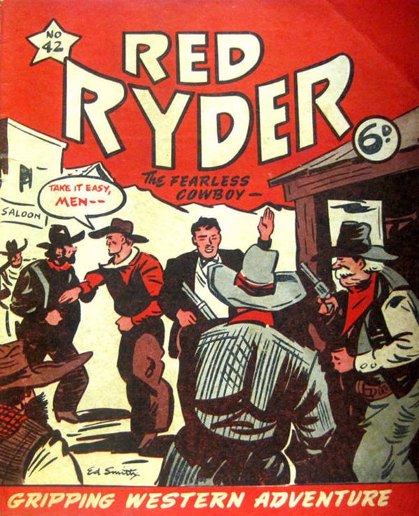 Red Ryder the Fearless Cowboy (Fitchett, 1941? series) #42 ([October 1944?]) —The Adventures of Red Ryder