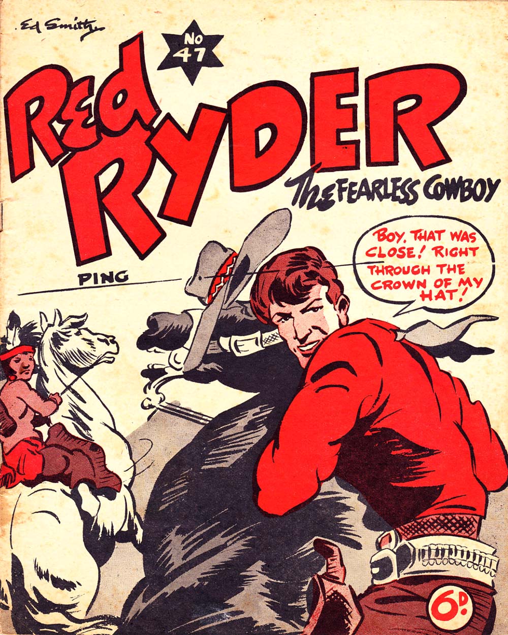 Red Ryder the Fearless Cowboy (Fitchett, 1941? series) #47 — The Adventures of Red Ryder ([March 1945?])