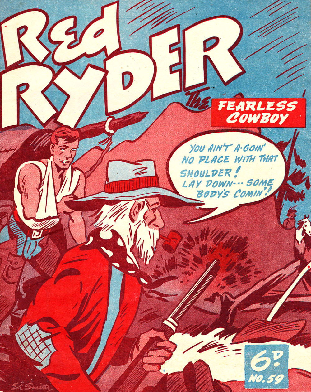 Red Ryder the Fearless Cowboy (Southdown Press, 1945 series) #59 ([March 1946?])
