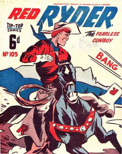 Red Ryder the Fearless Cowboy (Southdown Press, 1945 series) #105 — Adeventures of Red Ryder [January 1950?]