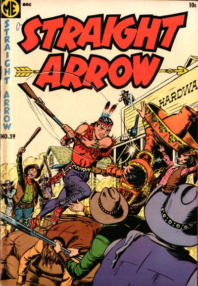 Straight Arrow (Magazine Enterprises, 1950 series) #39 (November 1954)