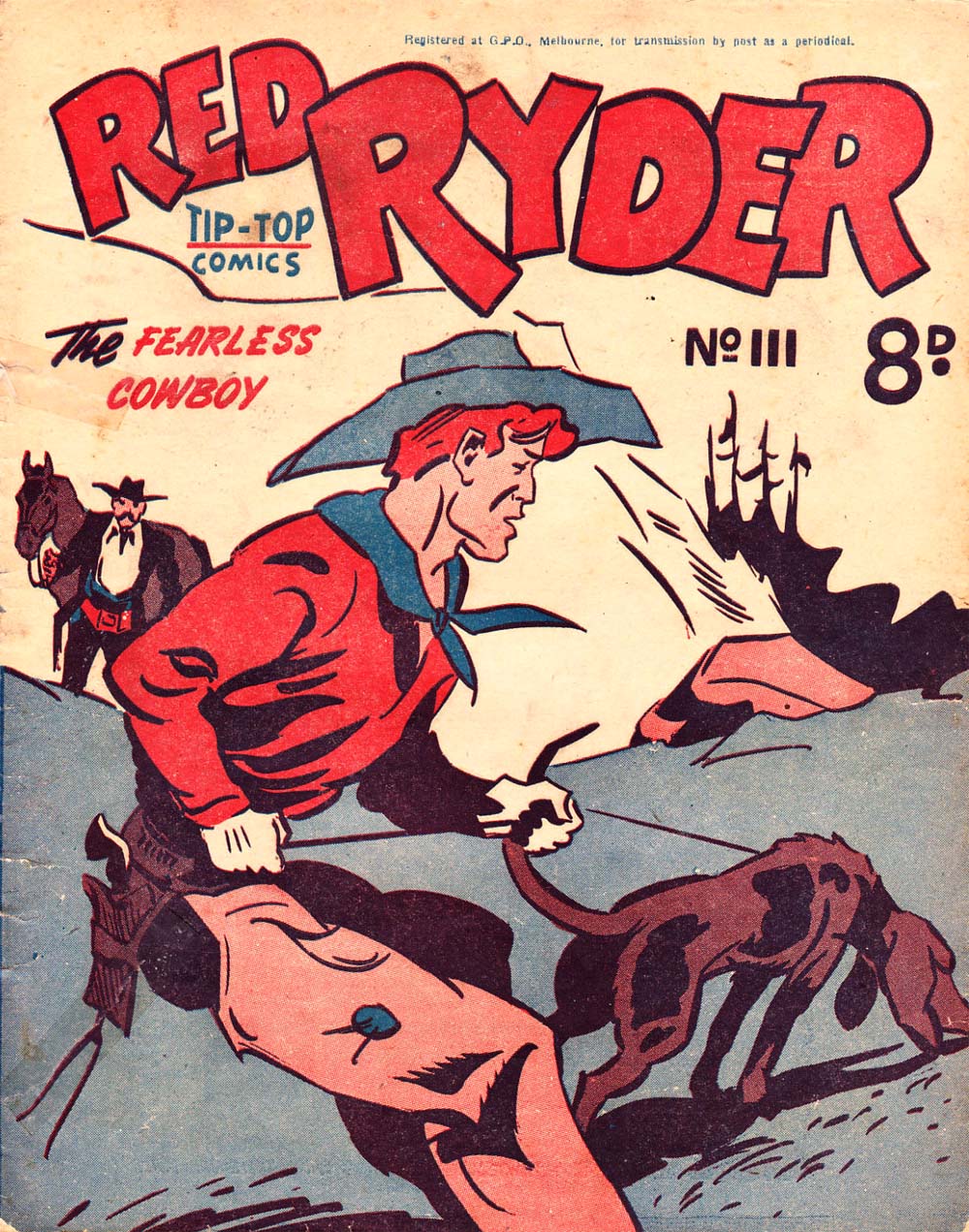 Red Ryder the Fearless Cowboy (Southdown Press, 1945 series) #111 — Adventures of Red Ryder ([July 1950?])