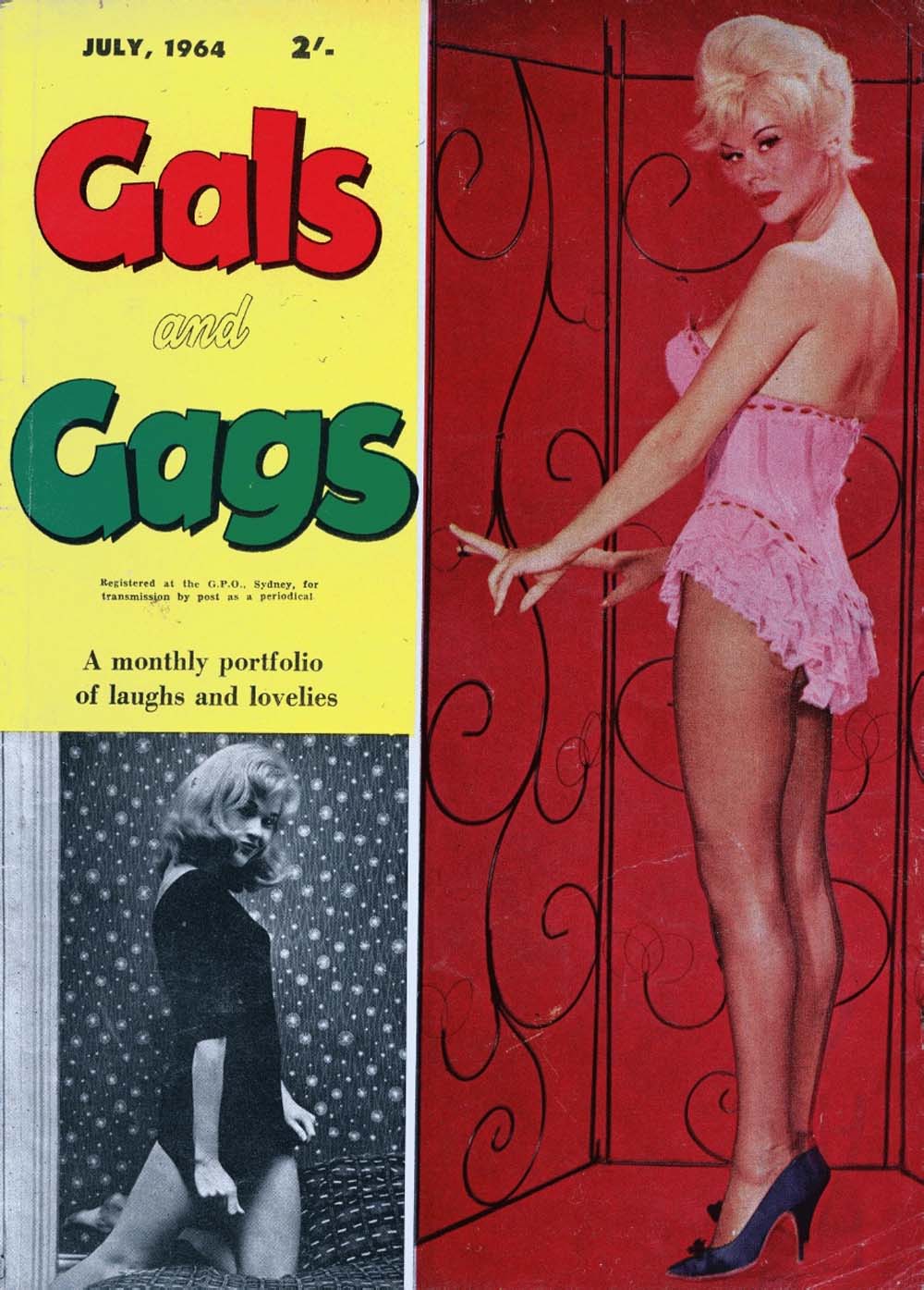 Gals and Gags (Adam, 1953 series) v22#4 ([July 1964?])
