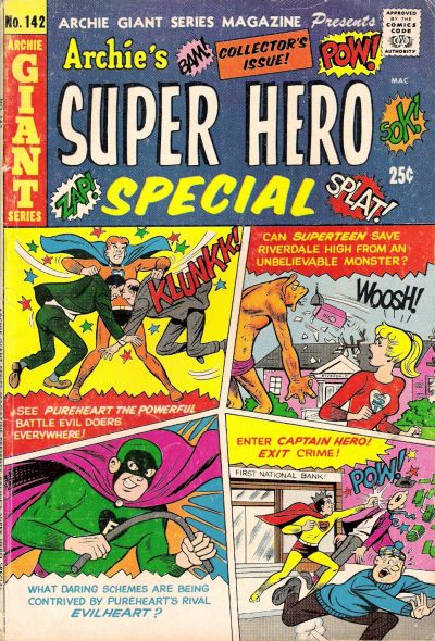 Archie Giant Series Magazine (Archie, 1954 series) #142 (October 1966)